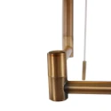 Mexlite Lampadaire BELLA à 1 flamme, sans abat-jour E27 IP20, bronze gradable
