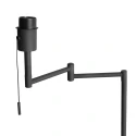 Mexlite floor lamp BELLA 1 flame E27 IP20, black dimmable