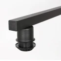 Steinhauer pendant luminaire STANG 3 flames E27 IP20, black, white dimmable