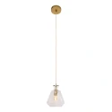 Luminaire à suspension GRAZIOGLASS ?18cm E27 IP20, laiton
