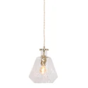 Mexlite Luminaire à suspension GRAZIOGLASS ?18cm E27 IP20, laiton