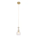 Luminaire à suspension GRAZIOGLASS ?14cm E27 IP20, laiton