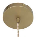 Mexlite Luminaire à suspension GRAZIOGLASS ?14cm E27 IP20, laiton