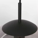 Luminaire à suspension BOLLIQUE rond E27 IP20, ambre, laiton, noir  gradable