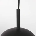 Luminaire à suspension BOLLIQUE rond E27 IP20, ambre, laiton, noir  gradable