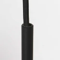 Luminaire à suspension BOLLIQUE rond E27 IP20, ambre, laiton, noir  gradable