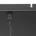 Steinhauer pendant luminaire BOLLIQUE 6 flames E27 IP20, black dimmable