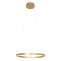 pendant luminaire RINGLUX LED IP20, gold dimmable