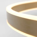 Steinhauer pendant luminaire RINGLUX LED IP20, gold dimmable
