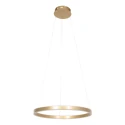 Steinhauer pendant luminaire RINGLUX LED IP20, gold dimmable