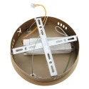 Steinhauer pendant luminaire RINGLUX LED IP20, gold dimmable