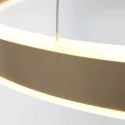 Steinhauer pendant luminaire RINGLUX LED IP20, gold dimmable