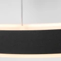 Steinhauer Luminaire à suspension RINGLUX LED IP20, noir  gradable
