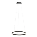 Steinhauer Luminaire à suspension RINGLUX LED IP20, noir  gradable