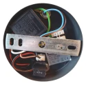 Mexlite wall luminaire UPROUND GU10 IP20, dimmable