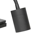 Mexlite wall luminaire UPROUND 1 flame GU10 IP20, black 