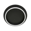 Steinhauer Luminaire de plafond RINGLUX à 1 flamme IP20, noir gradable