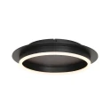 Steinhauer Luminaire de plafond RINGLUX à 1 flamme IP20, noir gradable