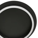 Steinhauer Luminaire de plafond RINGLUX à 1 flamme IP20, noir gradable