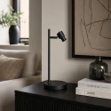 Steinhauer table lamp BAMBUS E14 IP20, wood, black dimmable