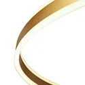 Steinhauer Luminaire à suspension RINGLUX haut bas IP20, or gradable