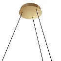 Steinhauer Luminaire à suspension RINGLUX haut bas IP20, or gradable