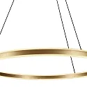 Steinhauer Luminaire à suspension RINGLUX haut bas IP20, or gradable
