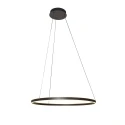Steinhauer Luminaire à suspension RINGLUX haut bas IP20, noir gradable