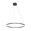 Steinhauer Luminaire à suspension RINGLUX haut bas IP20, noir gradable
