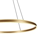 Steinhauer pendant luminaire RINGLUX up / down IP20, gold dimmable