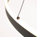 Steinhauer pendant luminaire RINGLUX up / down IP20, black dimmable