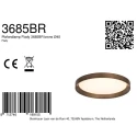 Steinhauer Luminaire de plafond FLADY IP20, gradable