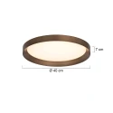 Steinhauer Luminaire de plafond FLADY IP20, gradable