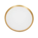 ceiling luminaire FLADY up / down IP20, gold dimmable