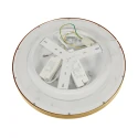 ceiling luminaire FLADY up / down IP20, gold dimmable
