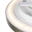 Steinhauer Luminaire de plafond FLADY à 2 flammes IP20, acier gradable