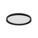 Luminaire de plafond FLADY haut bas IP20, noir gradable