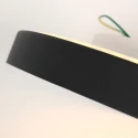 Steinhauer ceiling luminaire FLADY up / down IP20, black dimmable