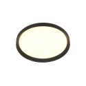 Steinhauer ceiling luminaire FLADY up / down IP20, black dimmable