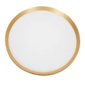 ceiling luminaire FLADY up / down IP20, gold dimmable