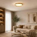 ceiling luminaire FLADY up / down IP20, gold dimmable
