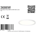 Steinhauer Luminaire de plafond FLADY à 2 flammes IP20, blanche gradable
