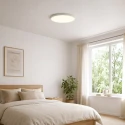 Steinhauer Luminaire de plafond FLADY à 2 flammes IP20, blanche gradable