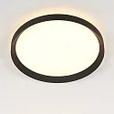Steinhauer Luminaire de plafond FLADY haut bas IP20, noir gradable