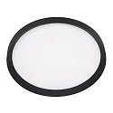 Steinhauer Luminaire de plafond FLADY haut bas IP20, noir gradable