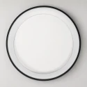 Steinhauer ceiling luminaire RINGLEDE IP20, black dimmable