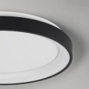 Steinhauer ceiling luminaire RINGLEDE IP20, black dimmable