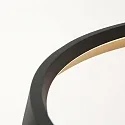 Steinhauer Luminaire à suspension RINGLUX IP20, noir gradable