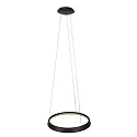 Steinhauer Luminaire à suspension RINGLUX IP20, noir gradable