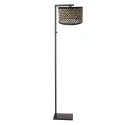 Steinhauer Lampadaire STANG à 1 flamme E27 IP20, noir gradable